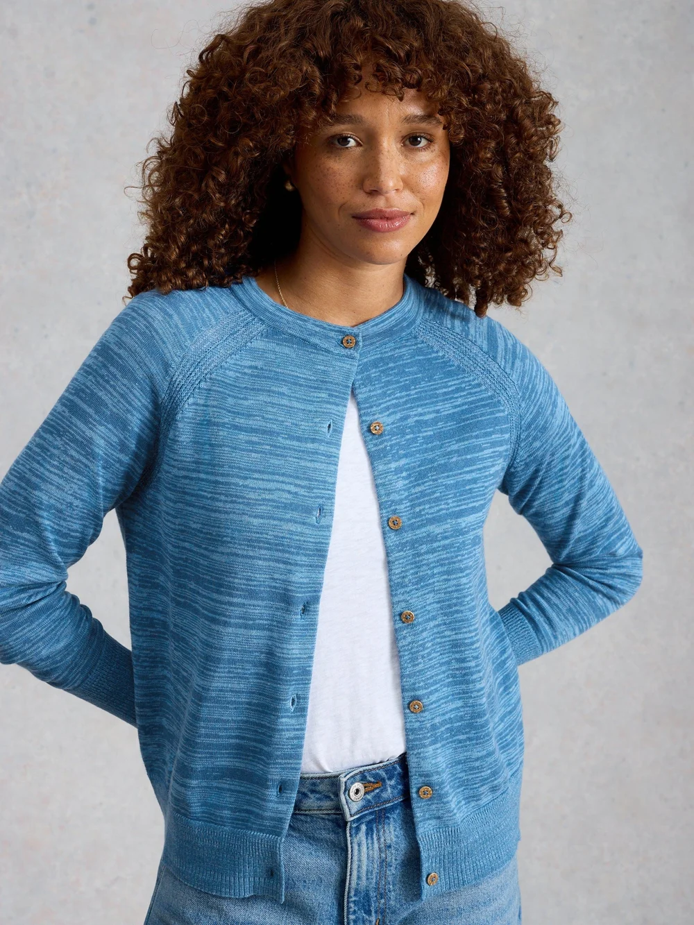 Cardigan Lulu Twist - Mid Blue - 52 Image 1