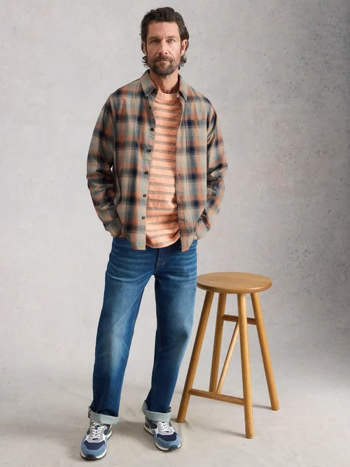 Chemise à carreaux Cannes - Blue Mlt - XL Image 2