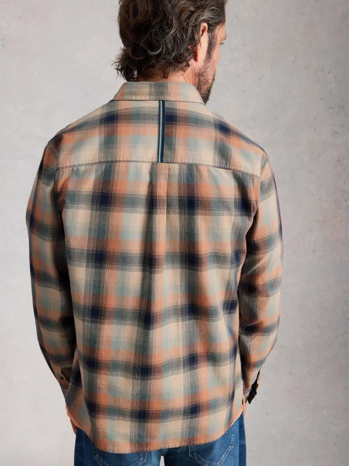 Chemise à carreaux Cannes - Blue Mlt - XL Image 4