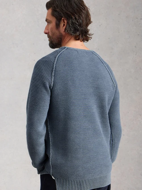 Gatley Henley - Dus Blue - XL Image 4