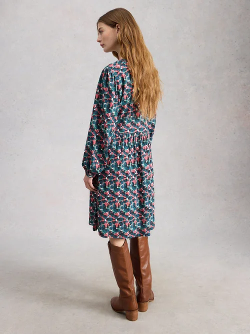 Robe en jersey Lola - Blue Mlt - 52/R Image 4