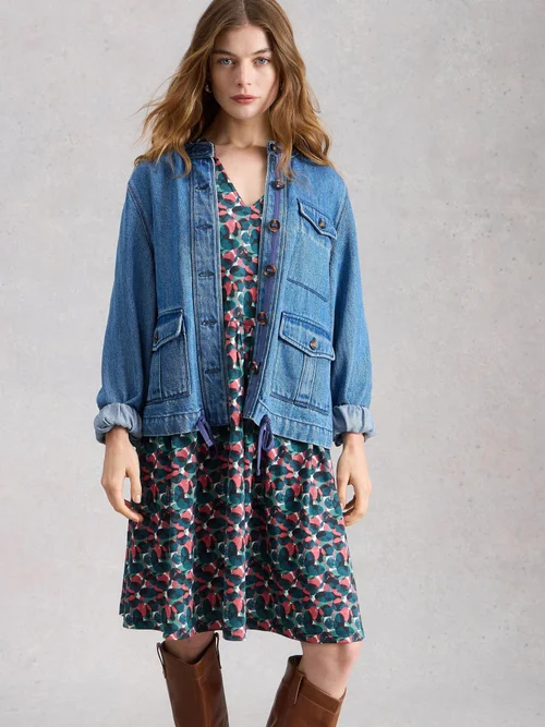 Robe en jersey Lola - Blue Mlt - 52/R Image 1