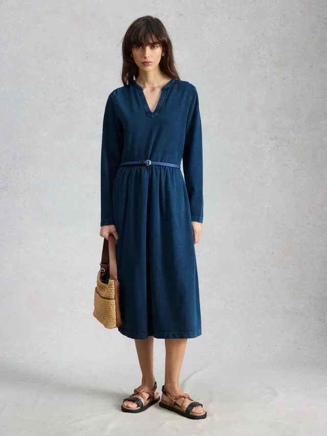 Robe mi-longue en jersey Ray