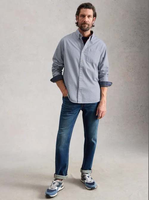 Chemise à rayures Sefton - Lgt Blue - XXL Image 2