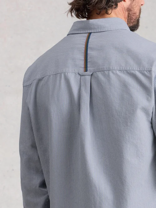 Chemise à rayures Sefton - Lgt Blue - XXL Image 4