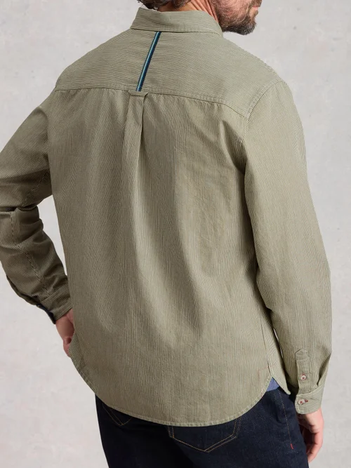 Chemise rayée Sefton - Lgt Green - XXL Image 4