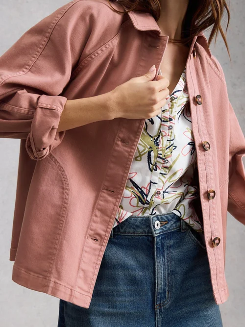 Veste En Denim Eden - Mid Pink - 52/R Image 3