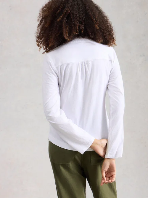 T-SHIRT TEXTURE ALLIE JERSEY - Bril White - 50 Image 4