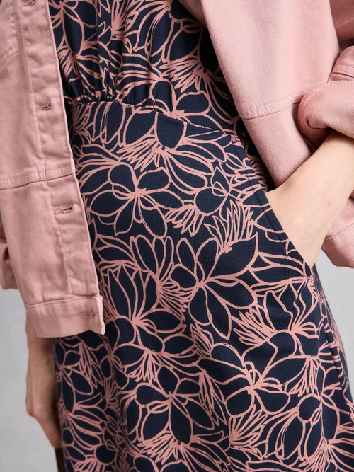 Robe en jersey Olivia - Navy Pr - 52/R Image 3