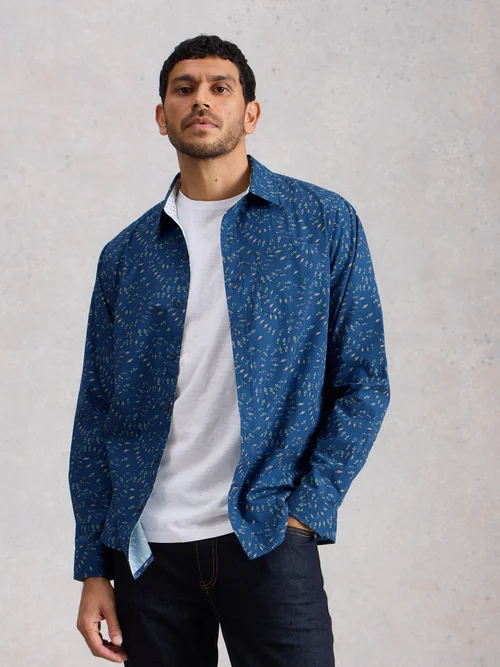 Chemise Finsbury Swim à imprimé poisson - Blue Pr - XXXL/R Image 3