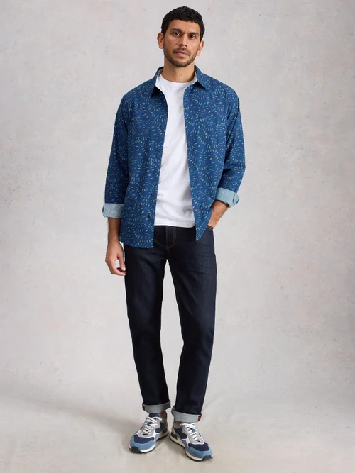 Chemise Finsbury Swim à imprimé poisson - Blue Pr - XXXL/R Image 2