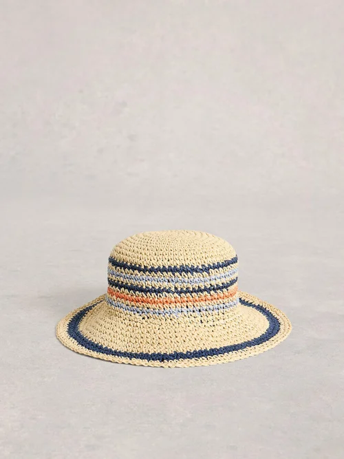 Chapeau seau rayé Image 1