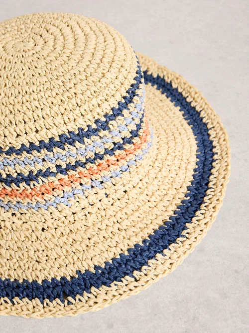 Chapeau seau rayé Image 2