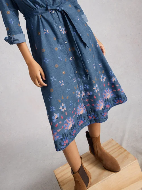 Robe midi en denim Lana - Denim Mlt - 34/R Image 3