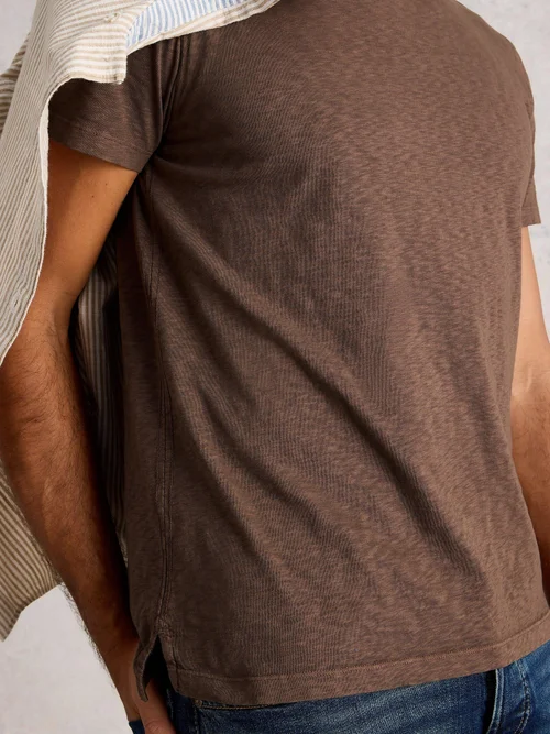 T-shirt à manches courtes Abersoch - Mid Brown - XL/R Image 3