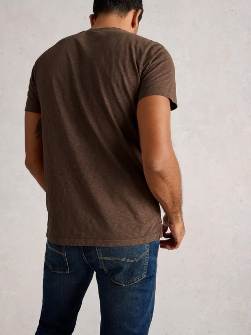 T-shirt à manches courtes Abersoch - Mid Brown - XL/R Image 4