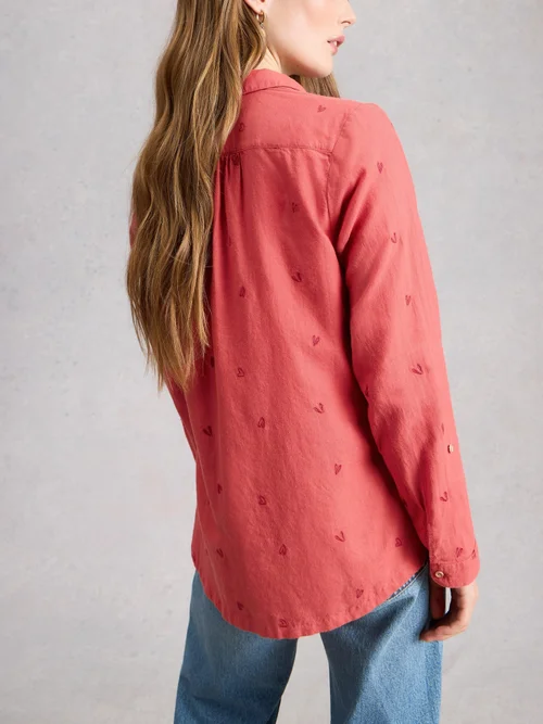 Chemise Sophie en coton biologique - Mid Pink - 52 Image 4