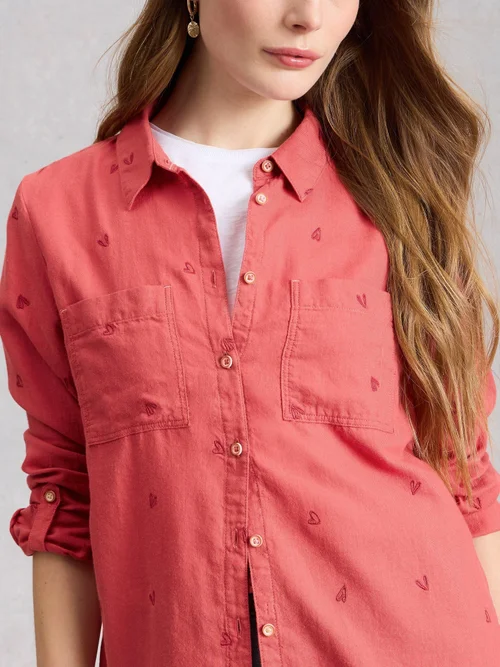 Chemise Sophie en coton biologique - Mid Pink - 50 Image 3