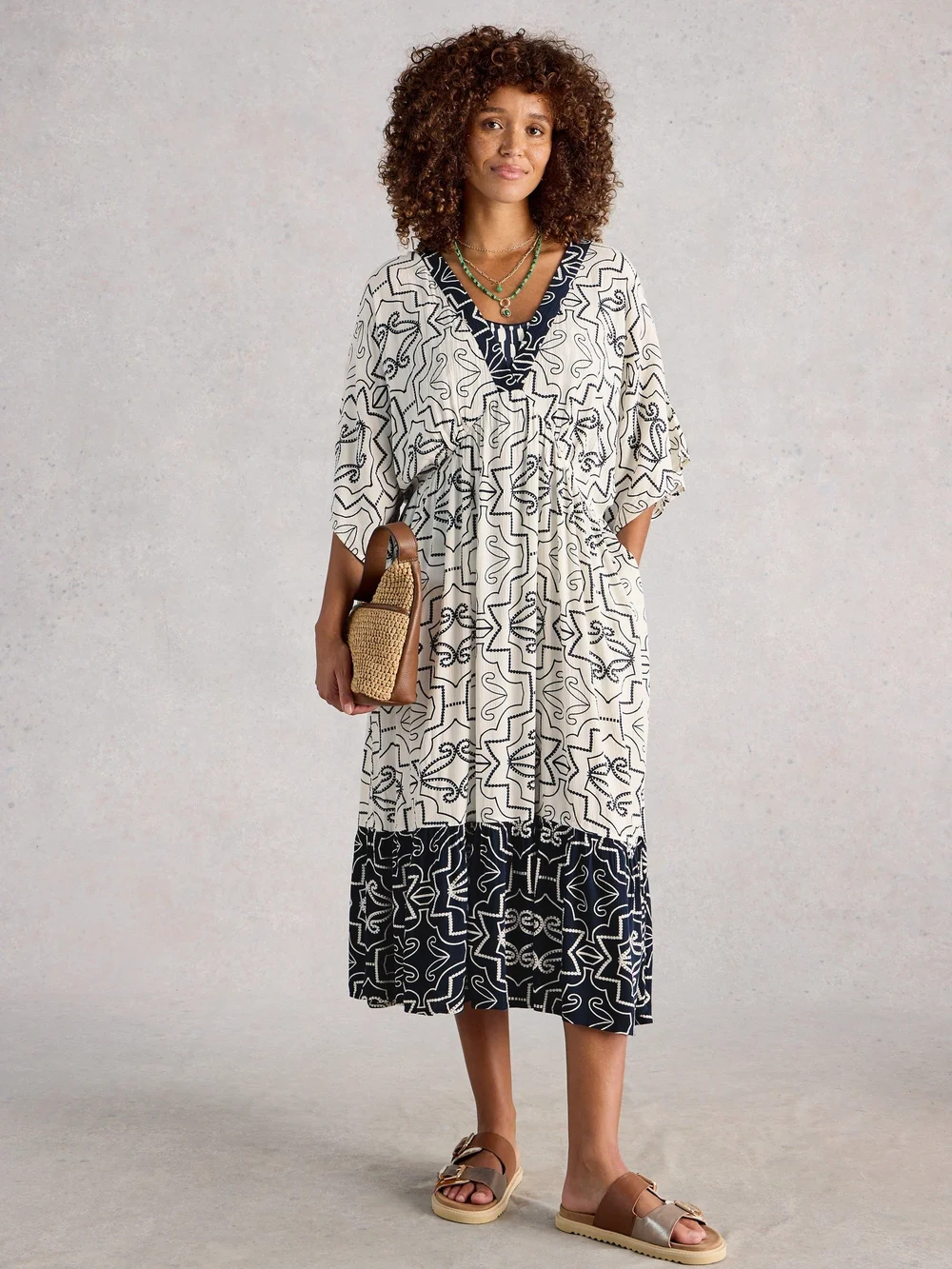 Robe de plage Otterley - Ivory Pr - XXL Image 1