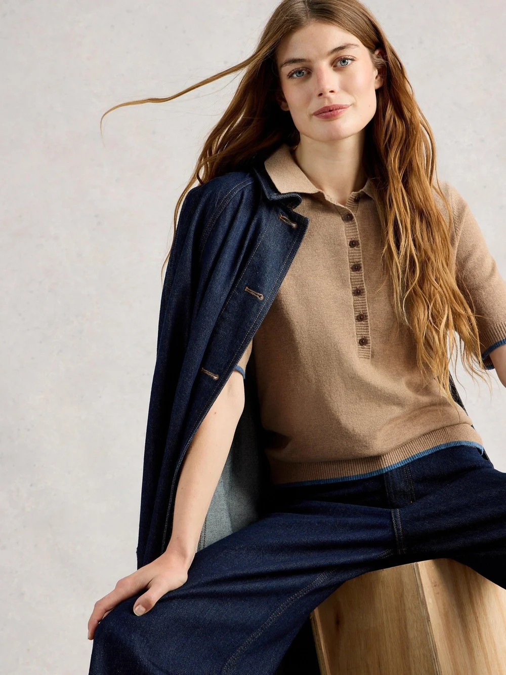 T-shirt polo coquelicot - Dk Nat - 52 Image 1