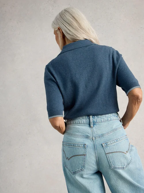 T-shirt polo coquelicot - Mid Blue - 52 Image 4