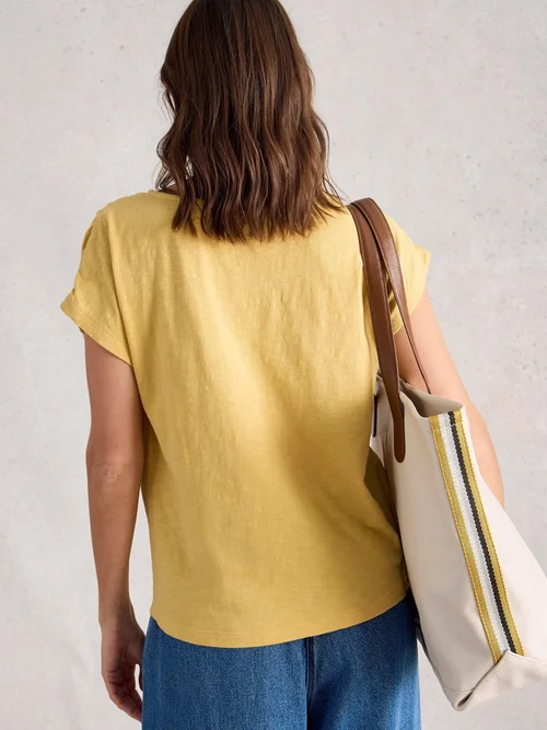 Tee-shirt froncé Rachel - Lgt Yellow - 52 Image 4