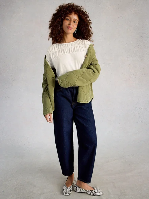 Tee-shirt froncé Rachel - Nat White - 48 Image 2