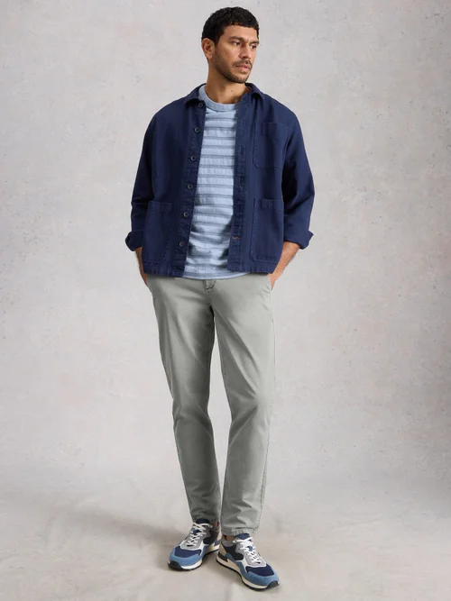 Pantalon chino bio Sutton - Lgt Grey - 40/R Image 2
