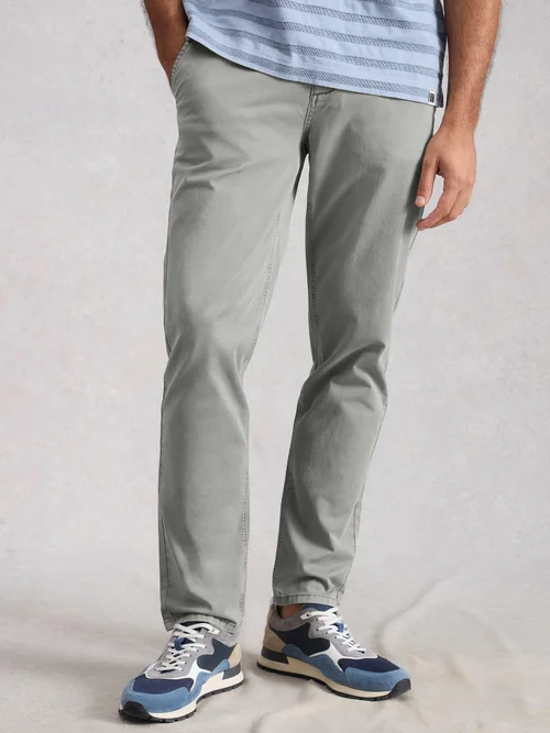 Pantalon chino bio Sutton - Lgt Grey - 40/R Image 3