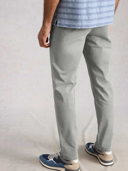 Pantalon chino bio Sutton - Lgt Grey - 40/R Image 4