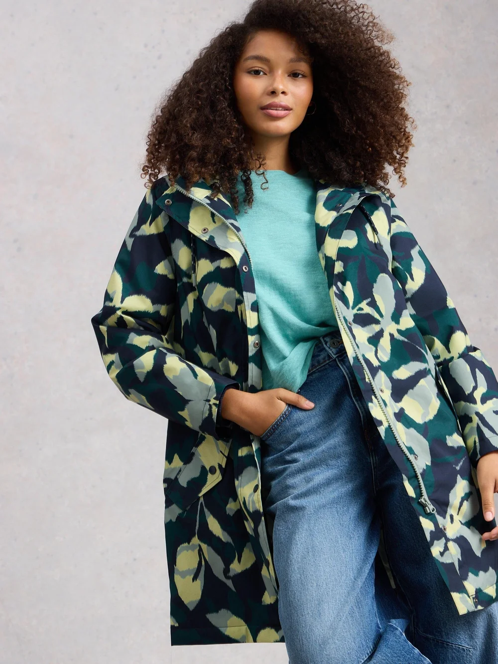 Manteau imperméable Willow - Teal Pr - 50/R Image 1