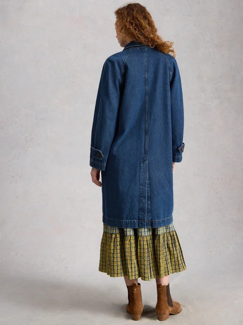 Manteau en jean Oakleigh - Mid Denim - 52/R Image 4
