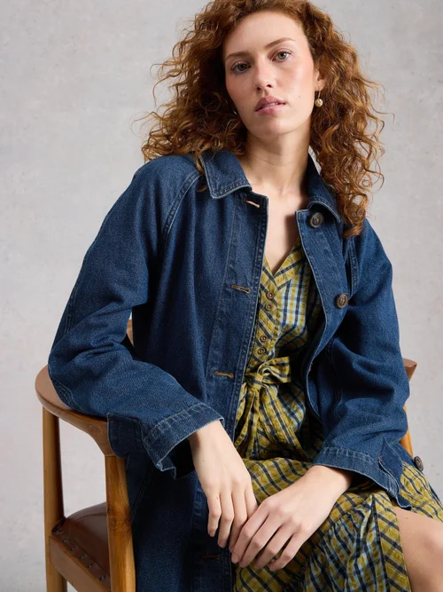 Manteau en jean Oakleigh - Mid Denim - 52/R Image 1