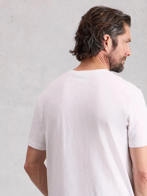 T-shirt graphique Abersoch Swim Fish - White Pr - XXXL/R Image 4