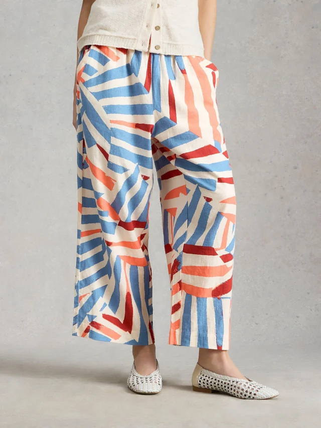 Culotte Shelly en lin mélangé