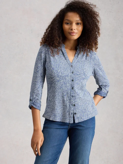 Chemise en jersey Annie - Mid Blue - 48 Image 3