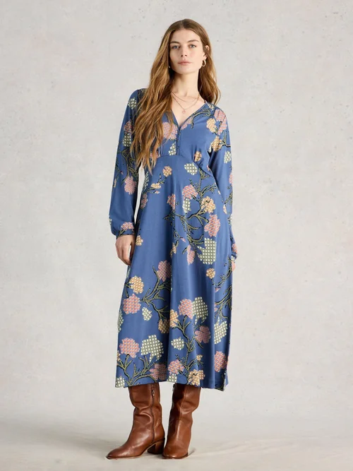 Robe en jersey Megan - Blue Mlt - 52/R Image 2