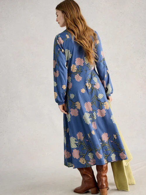 Robe en jersey Megan - Blue Mlt - 52/R Image 4