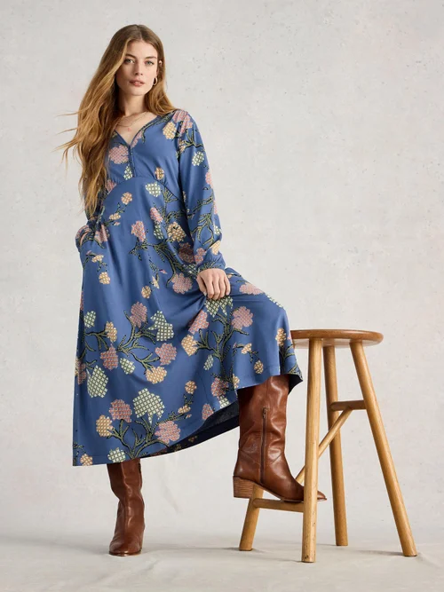 Robe en jersey Megan - Blue Mlt - 52/R Image 1