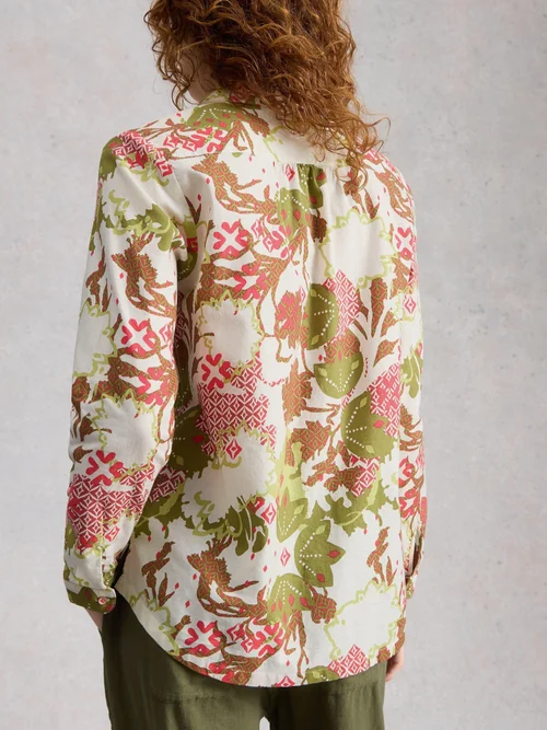 Chemise Sophie en coton biologique - Green Pr - 52 Image 4