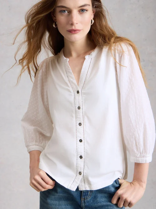 Haut DAISY DOBBY MIX - Bril White - 50 Image 3