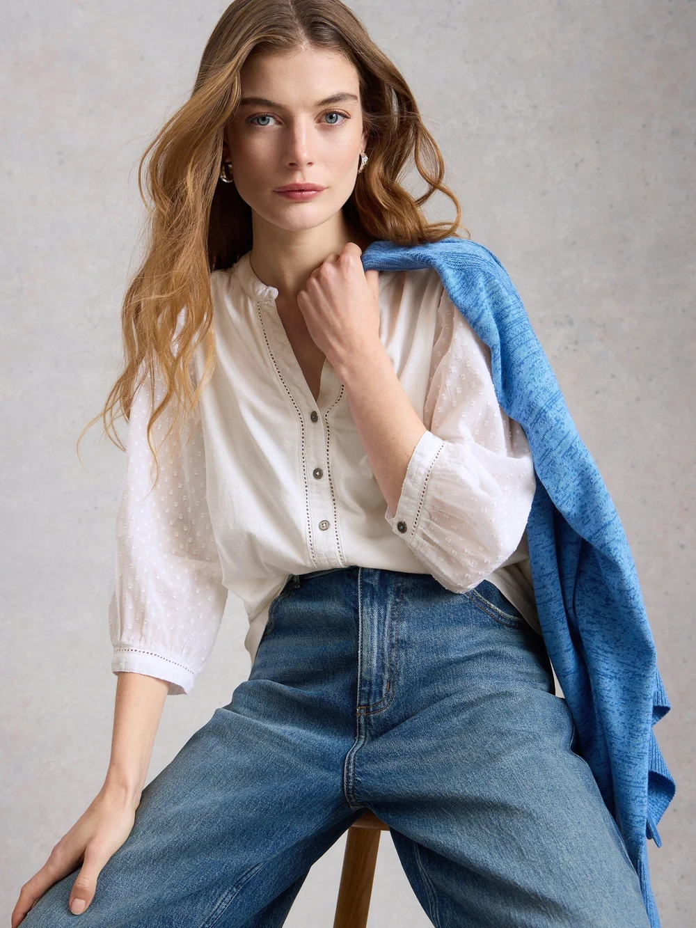 Haut DAISY DOBBY MIX - Bril White - 52 Image 1