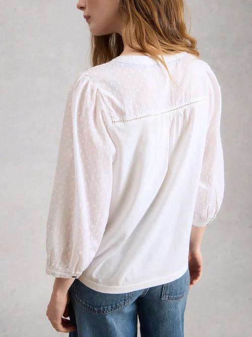 Haut DAISY DOBBY MIX - Bril White - 50 Image 4