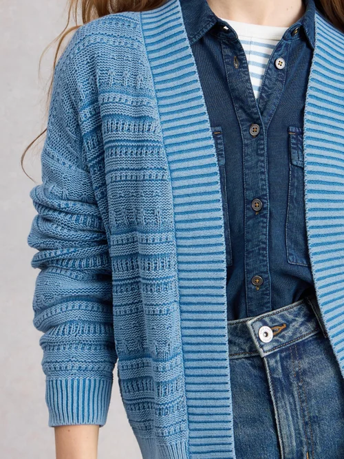 KIMBERLY CARDI - Mid Blue - XL Image 3