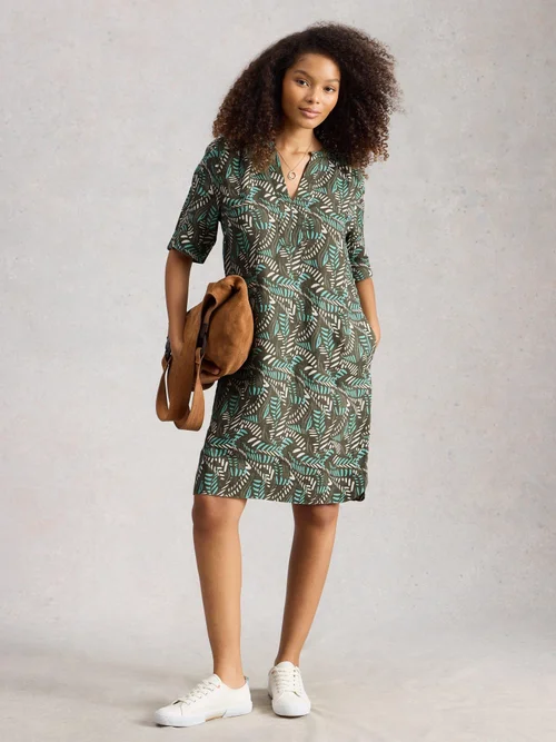 Robe en lin de juin - Green Pr - 52/R Image 2