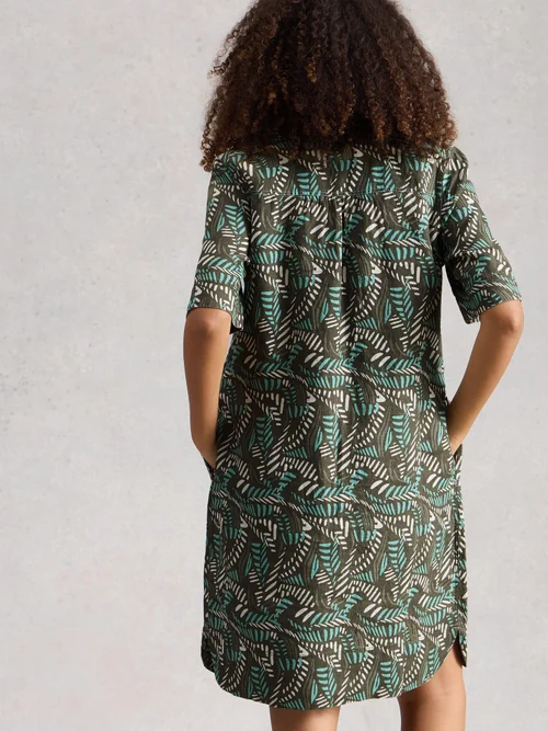 Robe en lin de juin - Green Pr - 52/R Image 4