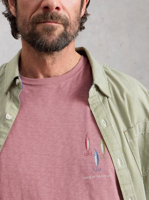 T-shirt graphique Abersoch Hook - Pink Pr - XXXL/R Image 3