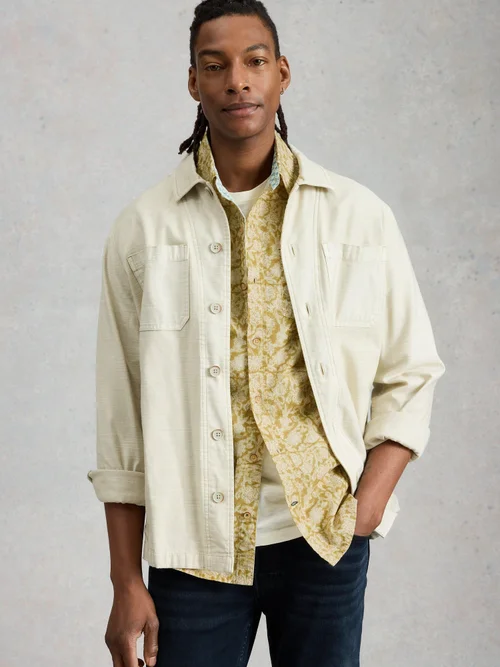 Chemise à imprimé floral Finsbury - Yellow Pr - XXXL/R Image 1