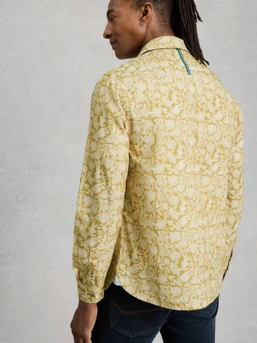 Chemise à imprimé floral Finsbury - Yellow Pr - XXL/R Image 4