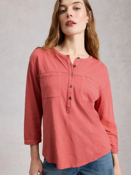 CHEMISE BETH À MANCHES 3/4 - Mid Pink - 52 Image 3